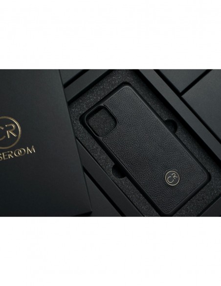 MOTOROLA G5S - skóra krokodyl czarna