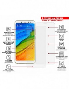 Caseroom.pl - PANCERNE SZKŁO HYBRYDOWE XIAOMI REDMI NOTE 5 I APARAT 2