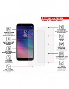 Caseroom.pl - PANCERNE SZKŁO HYBRYDOWE SAMSUNG GALAXY A6 2018 I APARAT 2