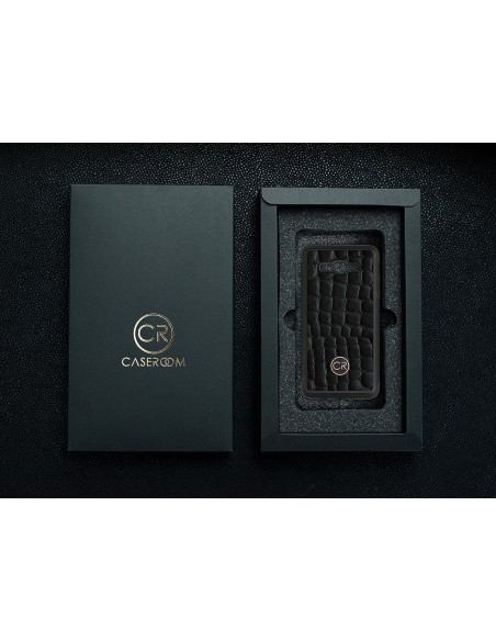 SAMSUNG GALAXY J5 2016 - skóra krokodyl czarna