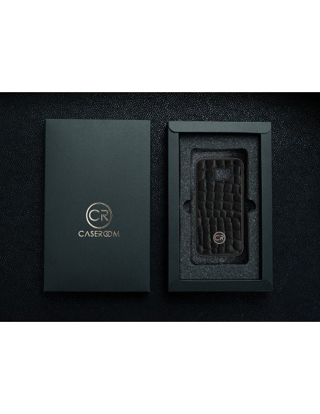 SAMSUNG GALAXY S7 EDGE - skóra krokodyl czarna
