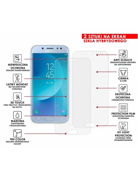 PANCERNE SZKŁO HYBRYDOWE SAMSUNG GALAXY J5 2017 I APARAT