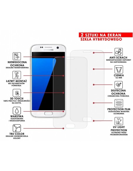 PANCERNE SZKŁO HYBRYDOWE SAMSUNG GALAXY S7 I APARAT