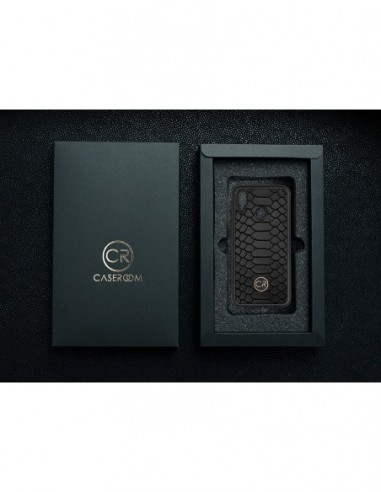 HUAWEI P20 LITE - skóra pyton czarna HUAWEI P20 LITE - skóra pyton czarna