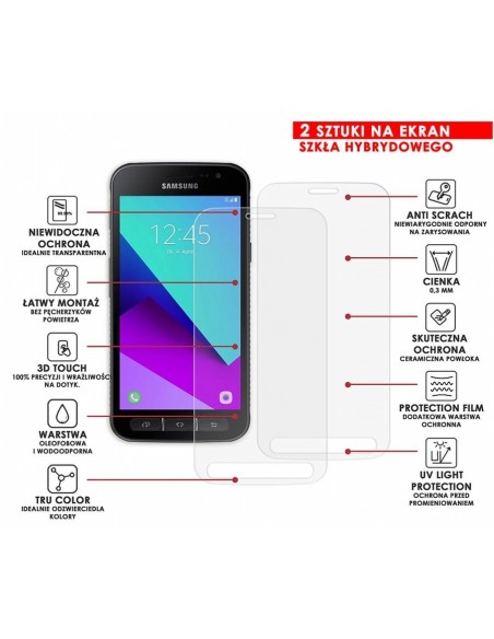 PANCERNE SZKŁO HYBRYDOWE SAMSUNG GALAXY XCOVER 4 I APARAT