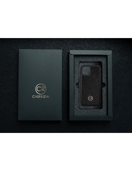 APPLE iPhone 11 PRO - skóra iguana czarna