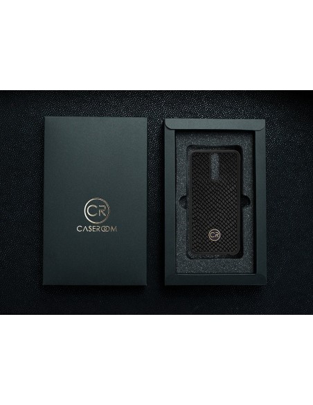 HUAWEI MATE 10 LITE - skóra iguana czarna