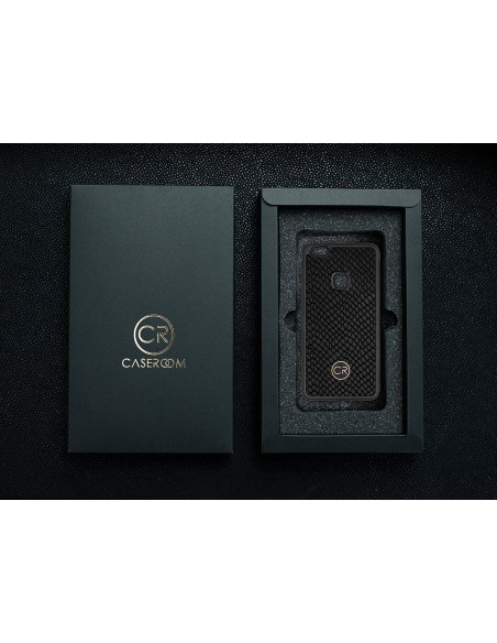 HUAWEI P10 LITE - skóra iguana czarna
