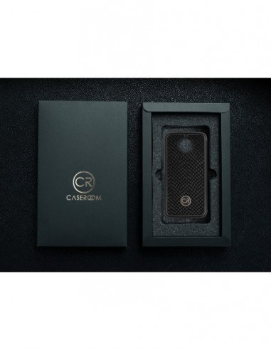 MOTOROLA G5S - skóra iguana czarna