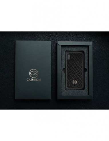 SAMSUNG GALAXY A10 - skóra iguana czarna