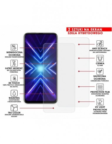 PANCERNE SZKŁO HYBRYDOWE HUAWEI HONOR 9X