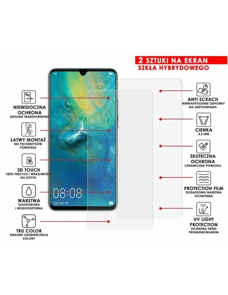 PANCERNE SZKŁO HYBRYDOWE HUAWEI MATE 20