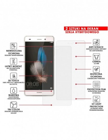 PANCERNE SZKŁO HYBRYDOWE HUAWEI P8 LITE