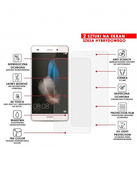 PANCERNE SZKŁO HYBRYDOWE HUAWEI P8 LITE