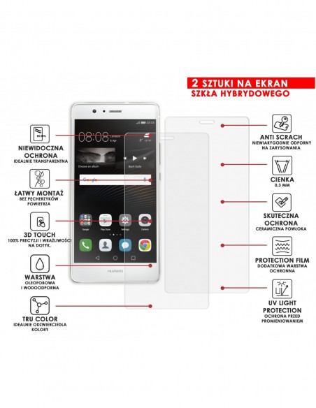 PANCERNE SZKŁO HYBRYDOWE HUAWEI P9 LITE