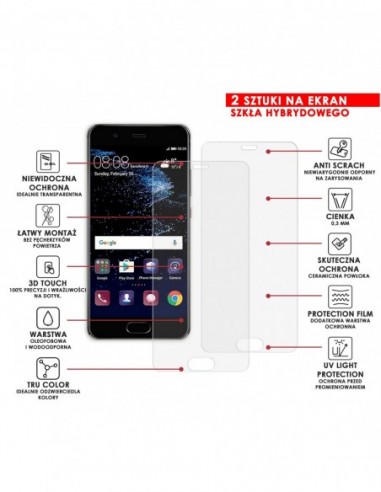 PANCERNE SZKŁO HYBRYDOWE HUAWEI P10