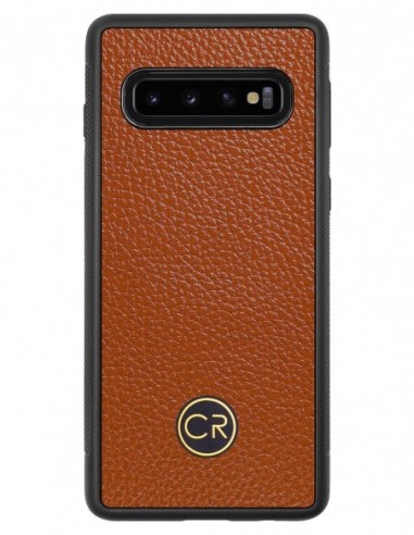 SAMSUNG GALAXY S10  - skóra floater ruda