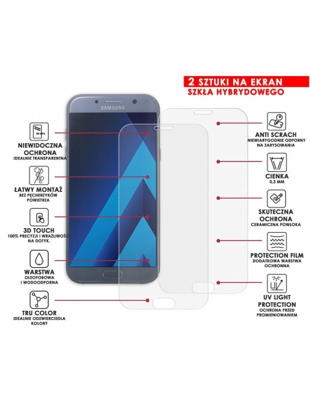 PANCERNE SZKŁO HYBRYDOWE SAMSUNG GALAXY A7 2017