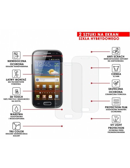 PANCERNE SZKŁO HYBRYDOWE SAMSUNG GALAXY ACE 2