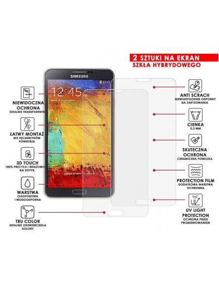 PANCERNE SZKŁO HYBRYDOWE SAMSUNG GALAXY NOTE 3